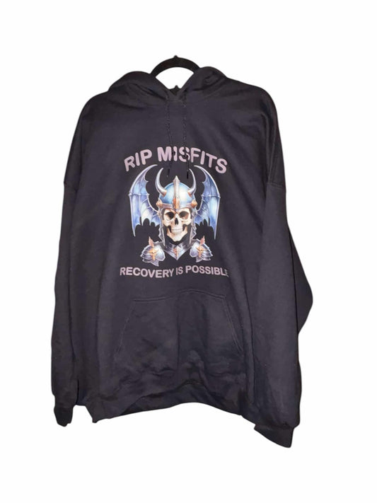 RIP Misfits Recover Is Possible Hooded Sweatshirt- Men's Design